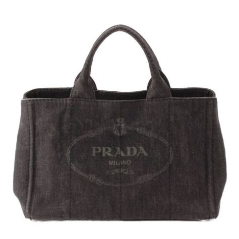 PRADA Model Number: B2642B Kanapa Denim 2WAY Tote 